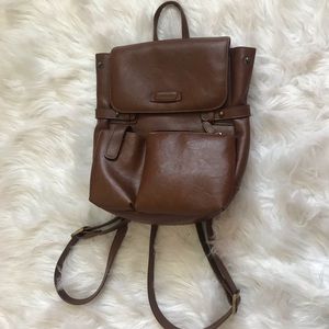 VINTAGE leather mini backpack